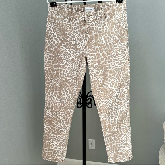 Women’s Calvin Klein cheetah print jeggings - Picture 1 of 7